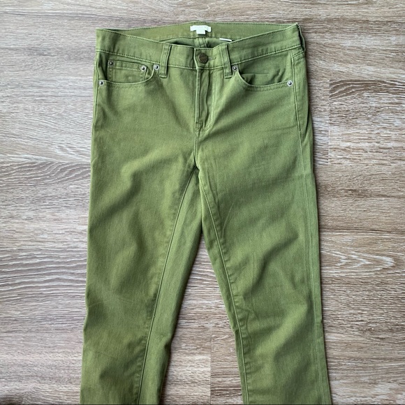 J. Crew Olive Green Skinny Jeans - Picture 2 of 3